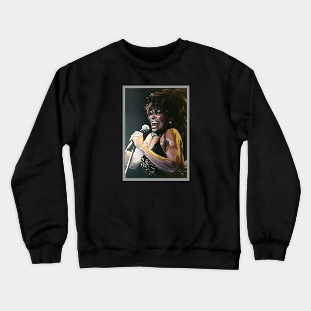 Queen of rock n roll Crewneck Sweatshirt by MisterPumpkin